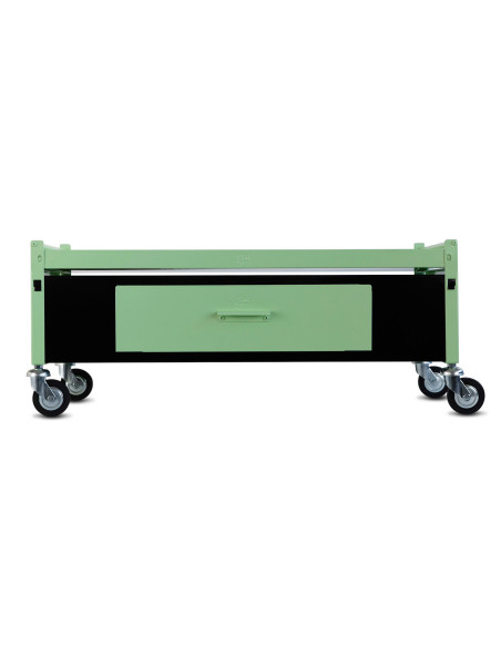 Immagine gabbia Carrello Std H 38 Con Cassetto Da Aggiunta 80X55 (Col. Nero & Verde Gloster)