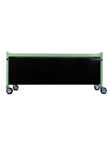 Immagine gabbia Carrello Alto Da Aggiunta 120X55 (Col. Nero & Verde Gloster)