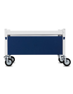 Immagine gabbia Carrello Std Completo 60X33 (Col. Bianco & Blu)