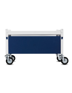 Immagine gabbia Carrello Std Completo 60X55 (Col. Bianco & Blu)
