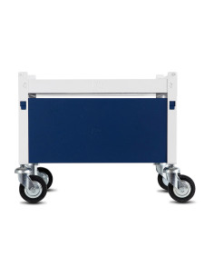Immagine gabbia Carrello Std Completo 45X33 (Col. Bianco & Blu)