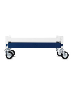 Immagine gabbia Carrello Basso Completo 60X40 (Col. Bianco & Blu)