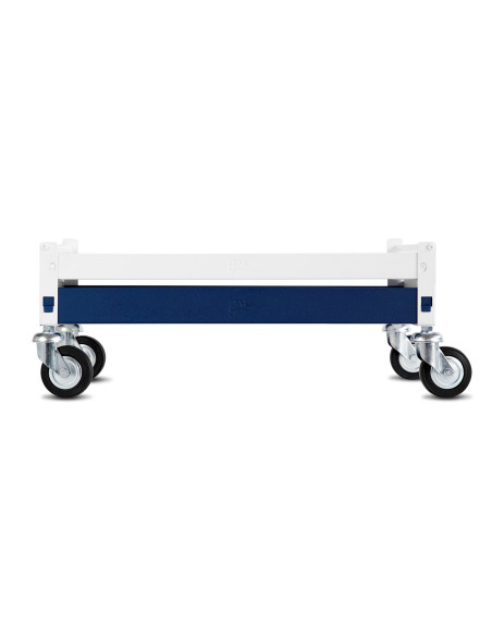 Immagine gabbia Carrello Basso Completo 60X55 (Col. Bianco & Blu)