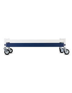 Immagine gabbia Carrello Basso Completo 80X55 (Col. Bianco & Blu)
