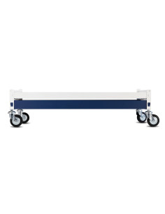Immagine gabbia Carrello Basso Completo 90X33 (Col. Bianco & Blu)