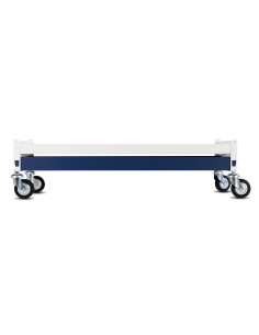 Immagine gabbia Carrello Basso Completo 90X40 (Col. Bianco & Blu)