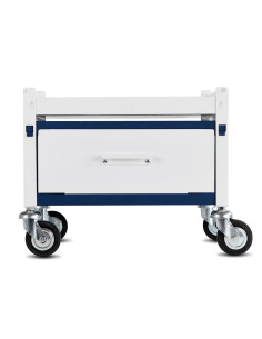 Immagine gabbia Carrello Std H 38 Con Cassetto Completo 45X40 (Col. Bianco & Blu)