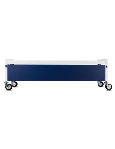 Immagine gabbia Carrello Std Da Aggiunta 120X40 (Col. Bianco & Blu)